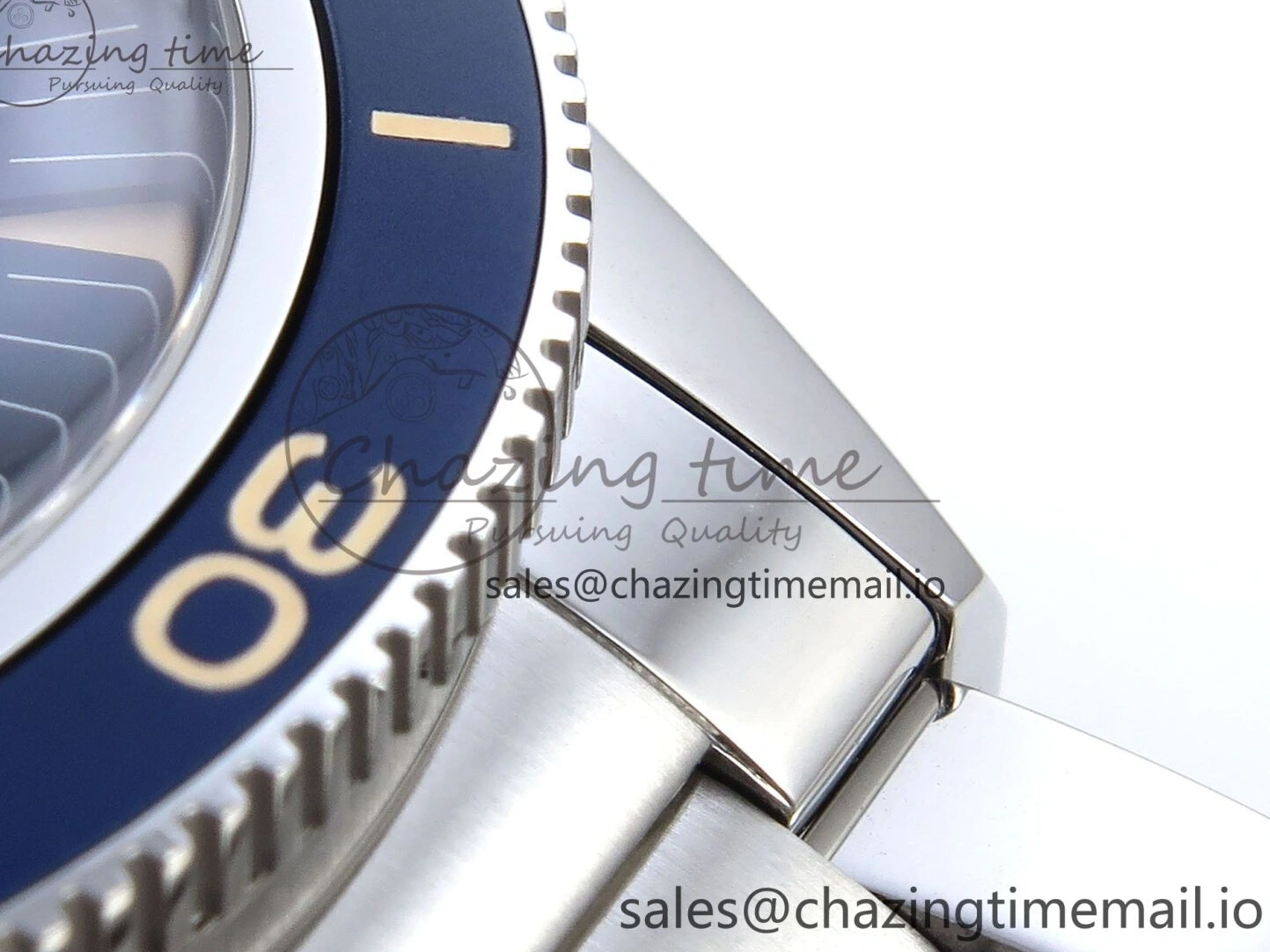 0401 Elegant Seamaster 300 Heritage SS VSF 1:1 Best Edition Blue Dial on SS Bracelet A 7701